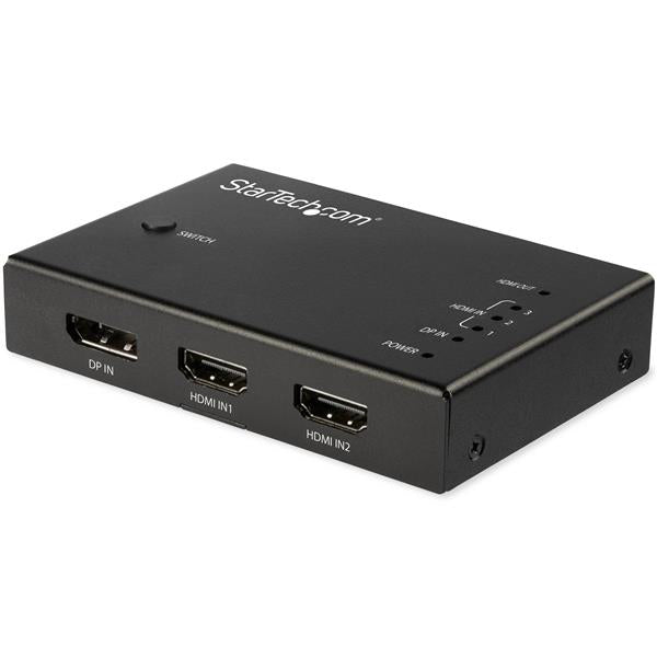 StarTech.com 4 Port HDMI Video  - 3x HDMI & 1x DisplayPort - 4K 60Hz Video-/audioswitch HDMI / DisplayPort