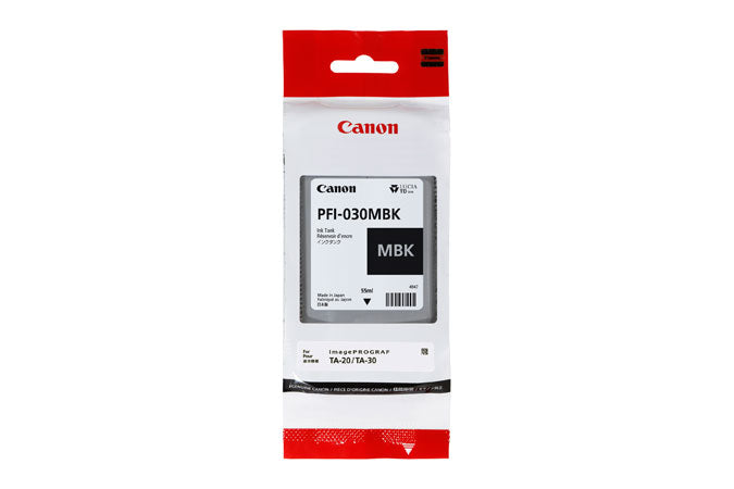Canon PFI 030MBK Mat sort Blækbeholder 3488C001