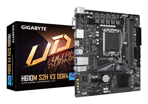 Gigabyte H610M S2H V3 DDR4 Micro-ATX LGA1700 sokkel Intel H610