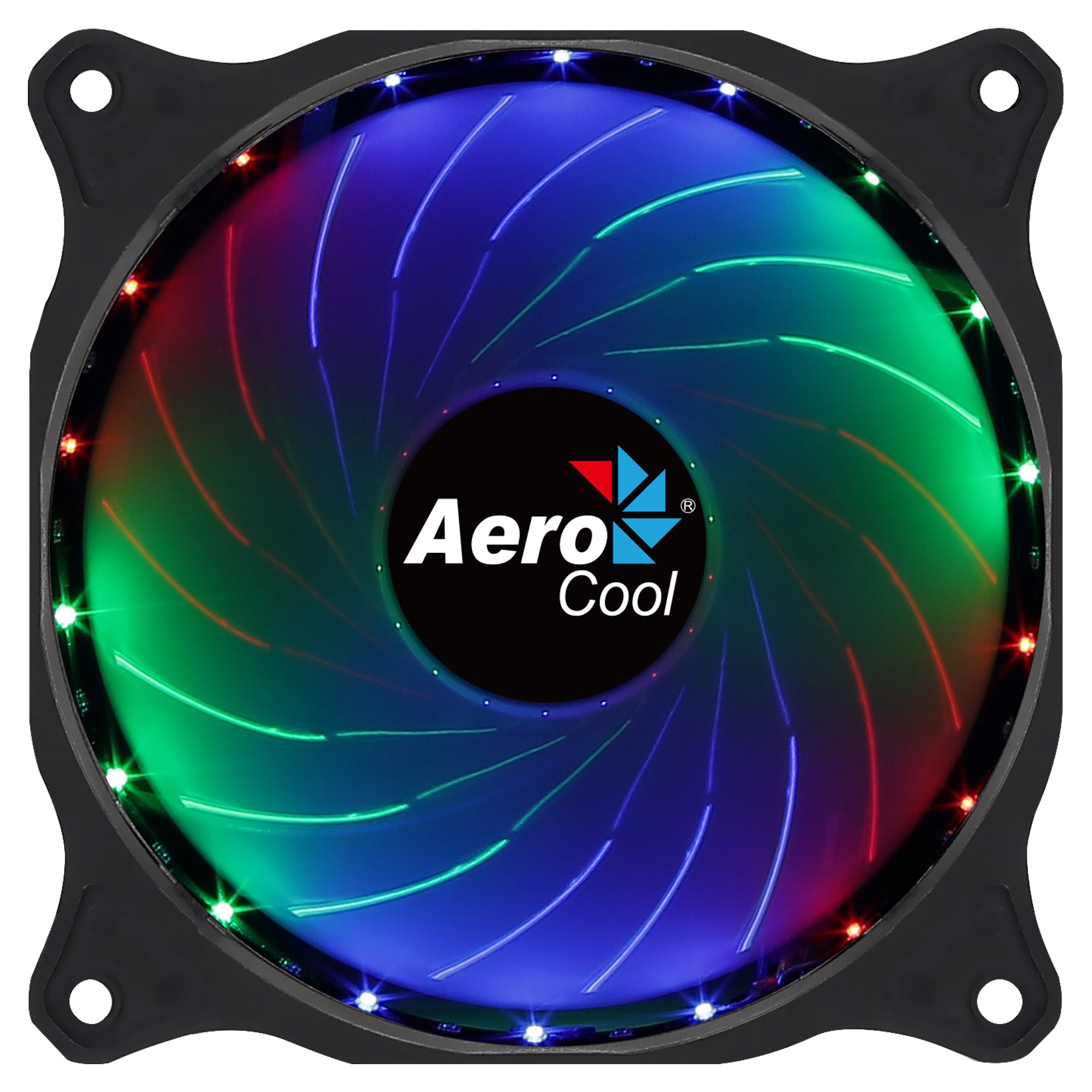 AeroCool Cosmo 12 Fan 1-pack Sort 120 mm