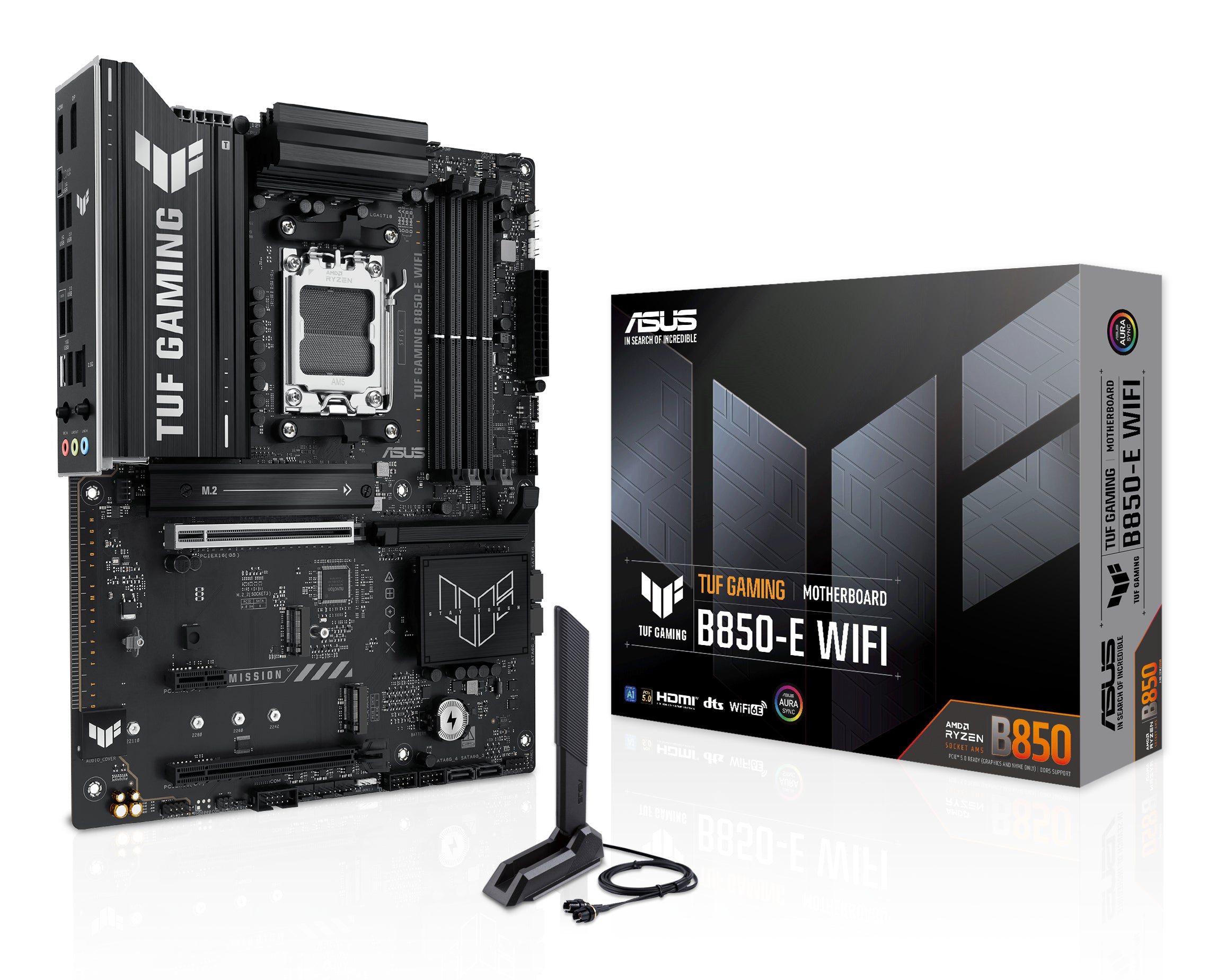 ASUS TUF GAMING B850-E WIFI AMD B850 Sokkel AM5 ATX