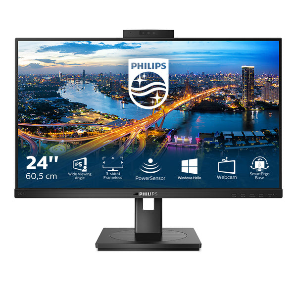 Philips 242B1H 24 IPS 1920 x 1080 (Full HD) DVI VGA (HD-15) HDMI DisplayPort 75Hz