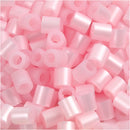 Rørperler 5x5 mm Rosa Perlemor, 1100 stk.