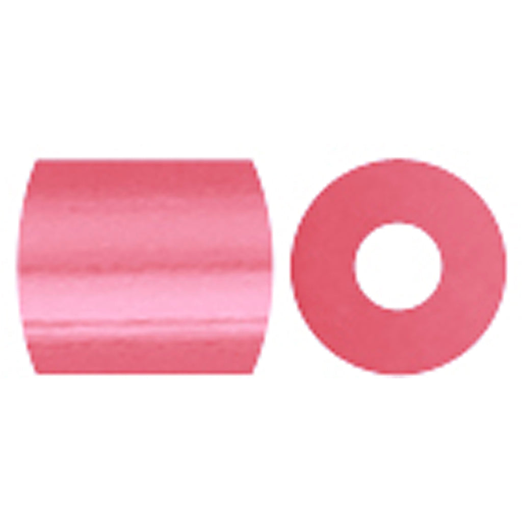 Rørperler 5x5 mm Rosa Perlemor, 1100 stk.