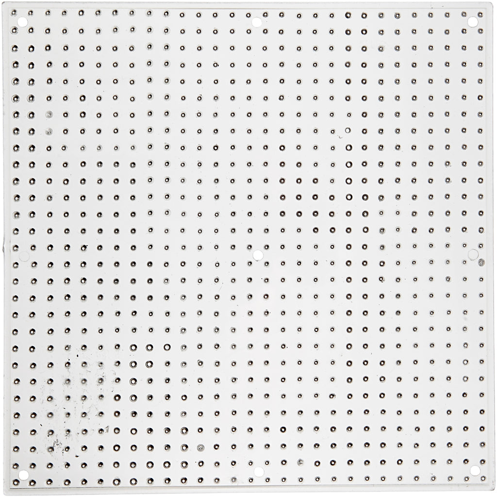 Perleplade, stor firkant, str. 14,5x14,5 cm, medium, 10 stk./ 1 pk.