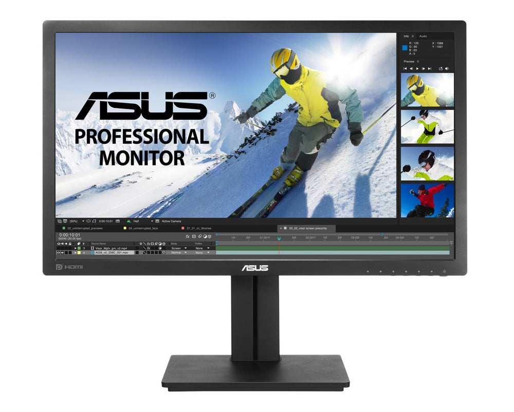 ASUS PB278QV 27 IPS 2560 x 1440 (2K) DVI VGA (HD-15) HDMI DisplayPort