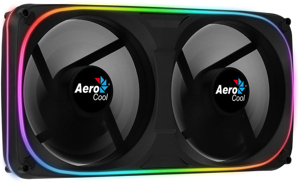 AeroCool Astro 24 Fan 1-pack Sort 120 mm