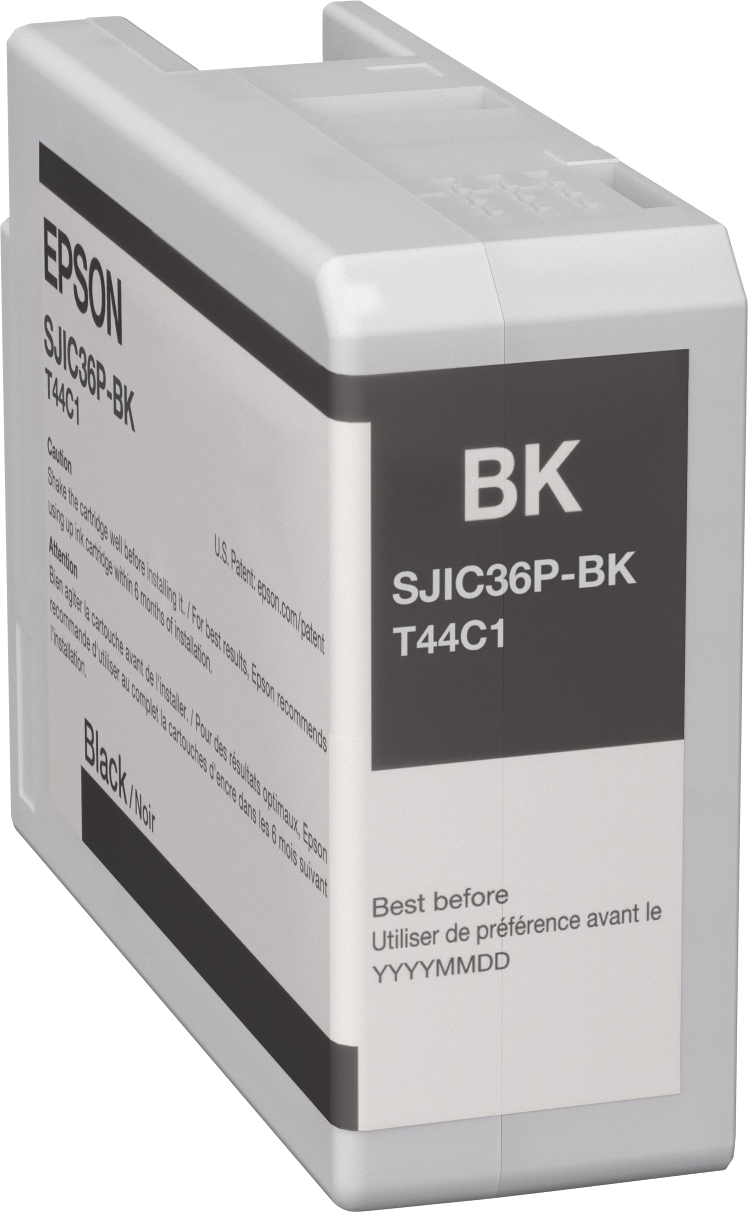 Epson SJIC36P(K) Sort Blæk C13T44C140