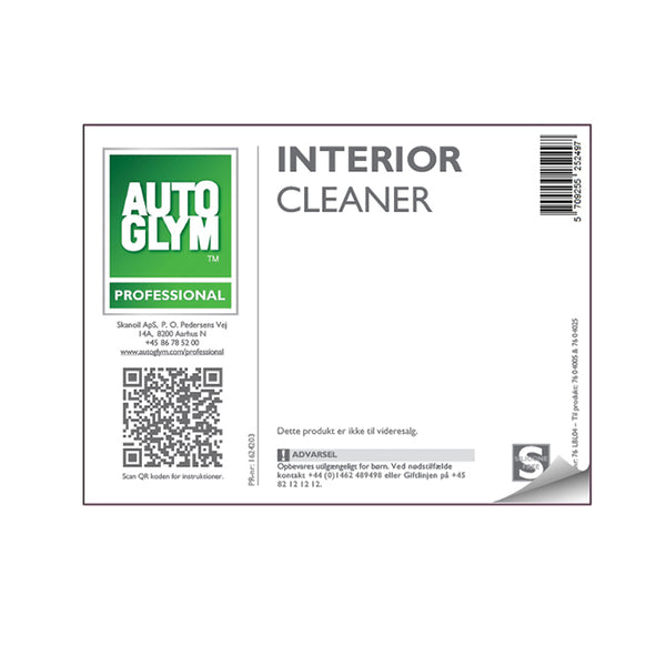 Label Autoglym Interior Cleaner
