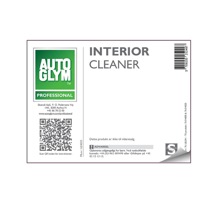 Label Autoglym Interior Cleaner