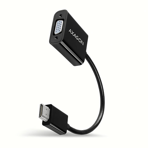 AXAGON Videoadapter HDMI / VGA 17cm Sort