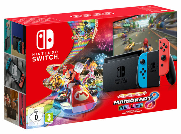 Nintendo Switch Neon Blue and Neon Red Joy-Con
