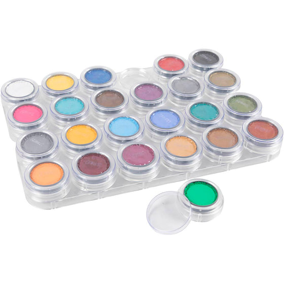 Grimas Ansigtsmaling - Sminkepalet, ass. farver, 24x2.50 ml/ 1 stk.