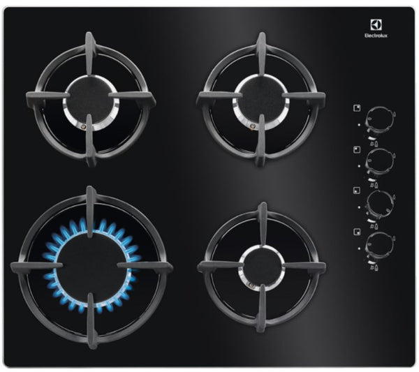 Electrolux EGG6407K Sort Indbygget 59 cm Gaskomfur 4 zone(s)