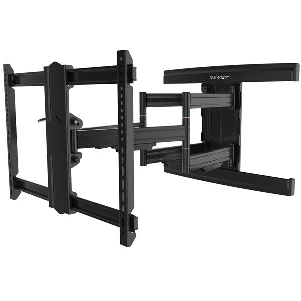 StarTech.com TV Wall Mount supports up to 100 VESA Displays, Low Profile Full Motion TV Wall Mount for Large Displays, Heavy Duty Adjustable Tilt/Swivel Articulating Arm Bracket - Cable Management (FPWARTS2) Beslag Tv Op til 100