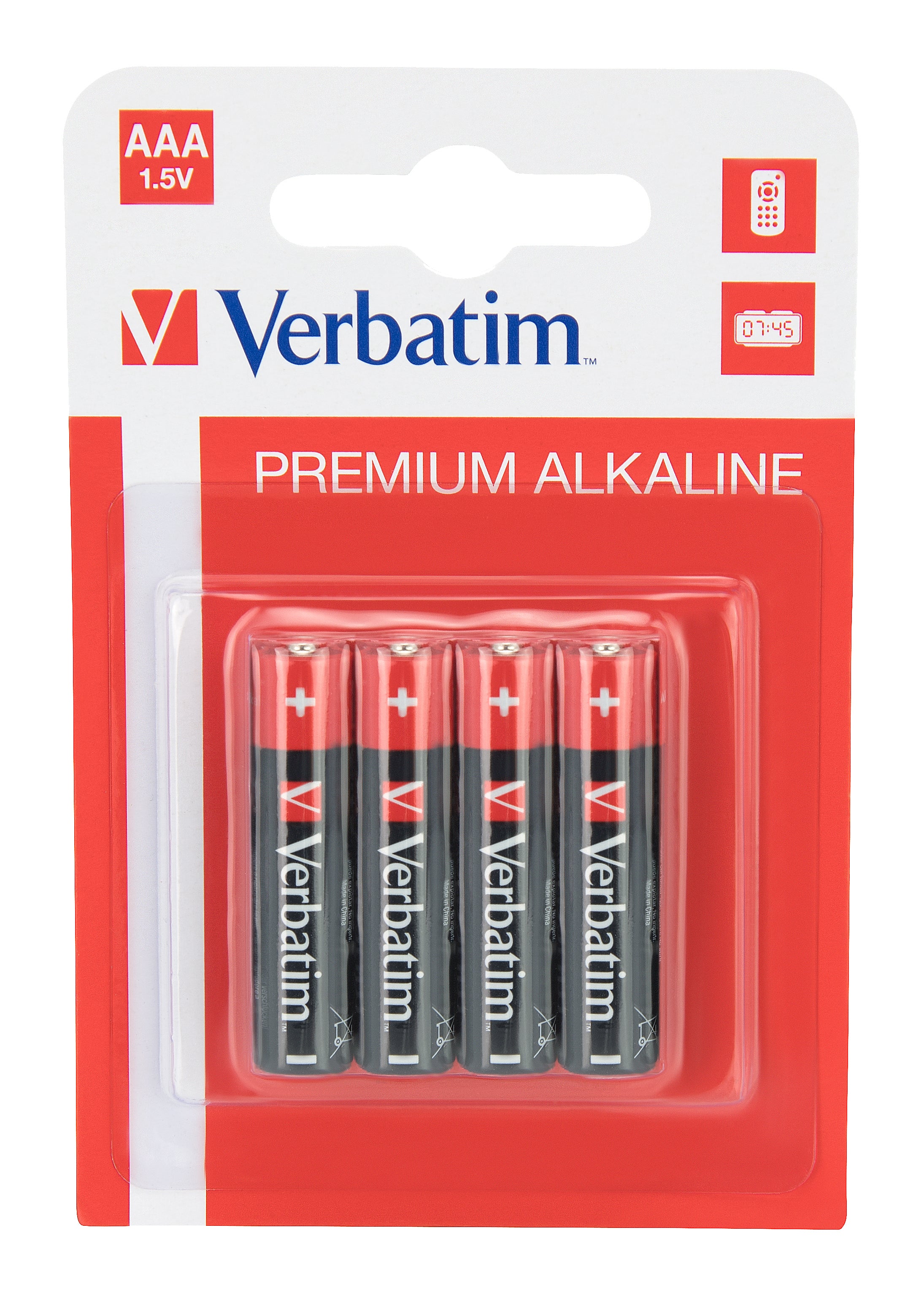 Verbatim AAA type Standardbatterier