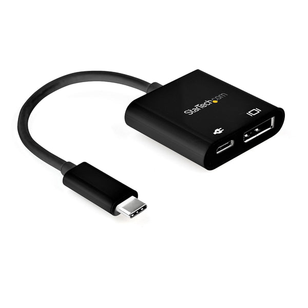 StarTech.com USB C to DisplayPort Adapter 60W Power Delivery Pass-Through - 8K/4K USB Type-C to DP 1.4 Video Converter w/ Charging USB / DisplayPort adapter