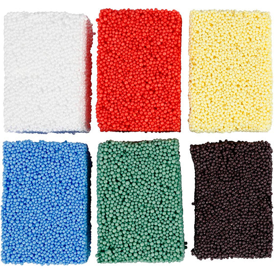 Soft Foam, standardfarver, 6x10 g/ 1 pk.