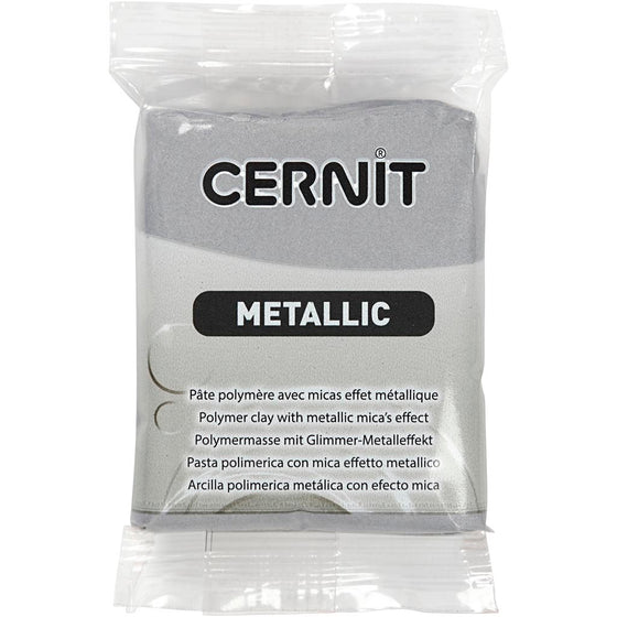 Cernit, sølv (080), 56 g/ 1 pk.