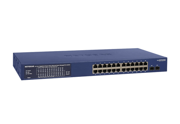 NETGEAR Smart GS724TP Switch 24-porte Gigabit Ethernet PoE+