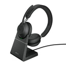 Jabra Evolve2 65 MS Stereo Trådløs Høretelefoner Sort