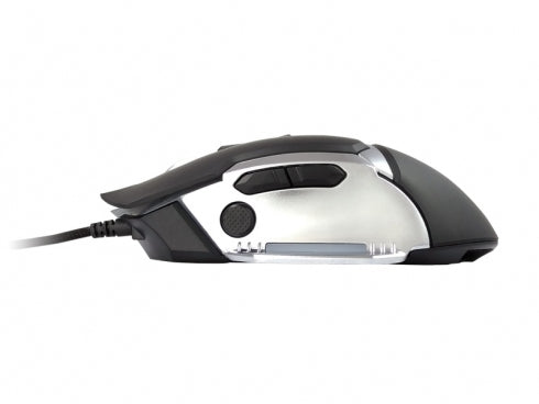 Conceptronic DJEBBEL 8 Optisk Kabling Sort Sølv