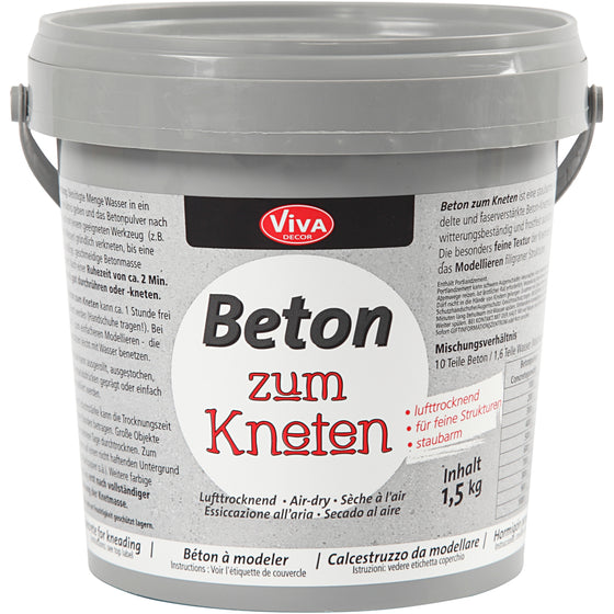 Beton til modellering, grå, 1500 g/ 1 pk.