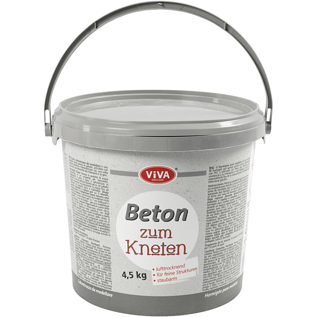 Beton til modellering, grå, 4500 g/ 1 pk.