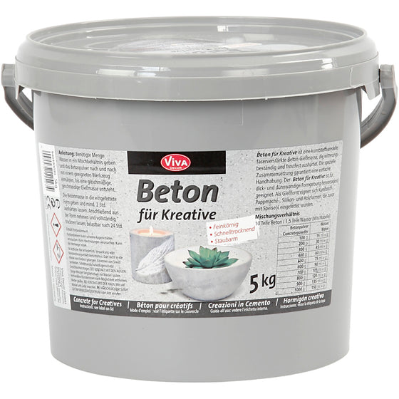 Hobbybeton, grå, 5000 g/ 1 pk.