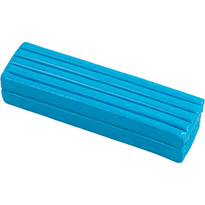 Modellervoks, str. 13x6x4 cm, blå, 500 g/ 1 pk.