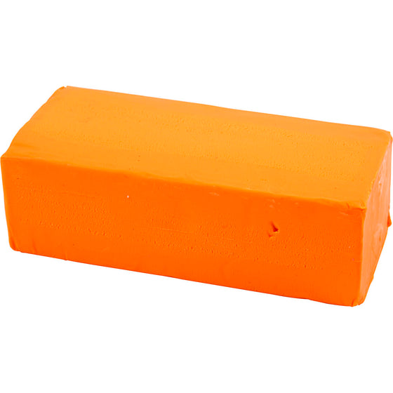 Modellervoks, str. 13x6x4 cm, orange, 500 g/ 1 pk.