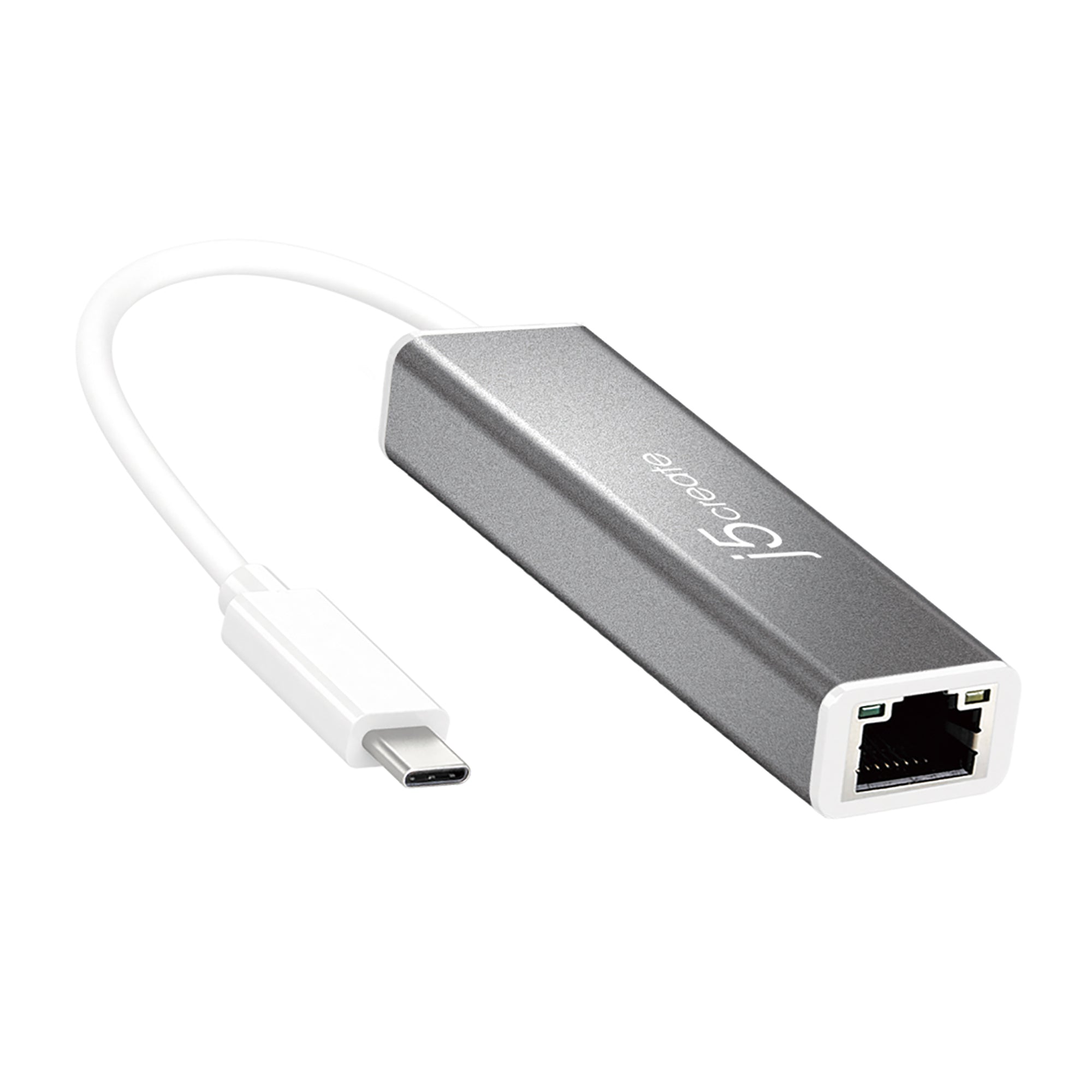 j5create Netværksadapter USB-C 3.1 Gen 1 1Gbps Kabling