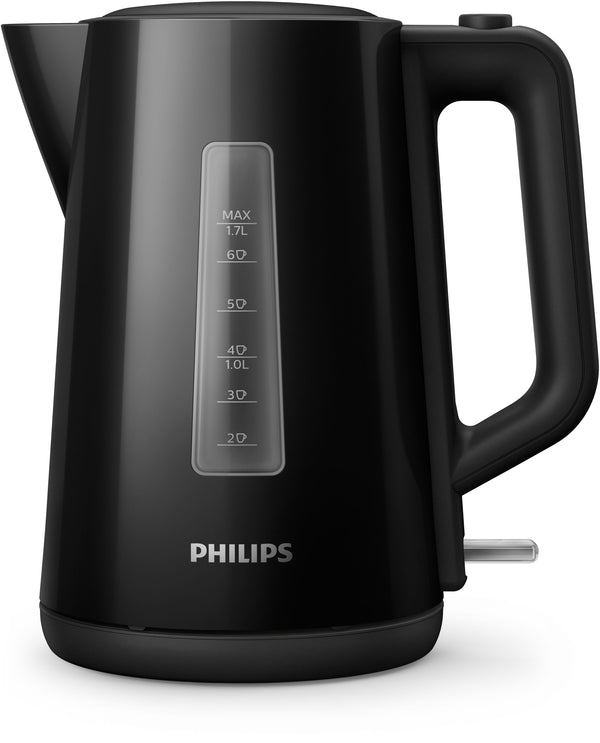Philips Philips Kettle HD9318/20 2200W 1.7l Orbit plastic kettle, spring lid, pilot light, black