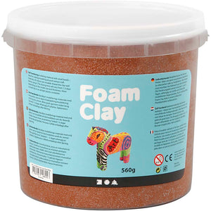 Foam Clay® Brun - 560 g Selvhærdende Modellering