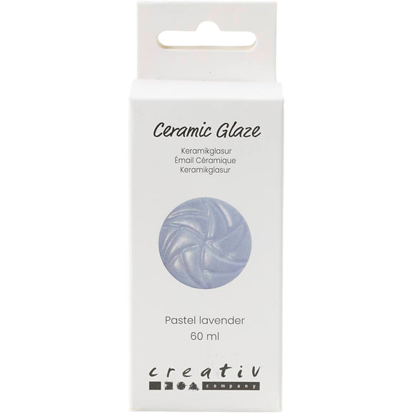 Keramikglasur, 984-1101 °C, dækkende, Pastel Lavender, 60 ml/ 1 ds.