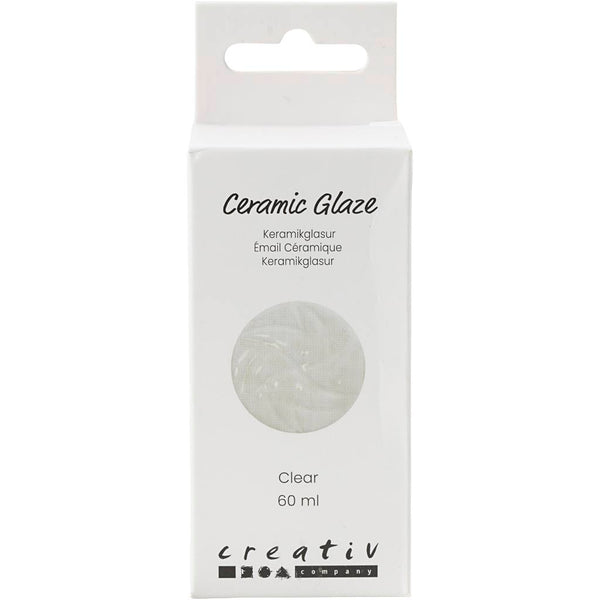 Keramikglasur, 984-1101 °C, transparent, klar, 60 ml/ 1 ds.