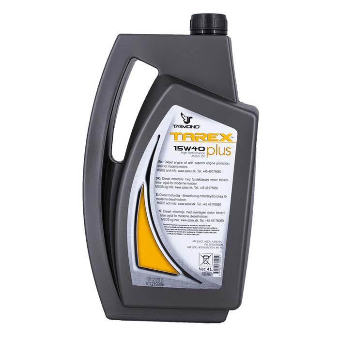 15W40 mineralsk motorolie 4L til benzin/diesel - TAREX