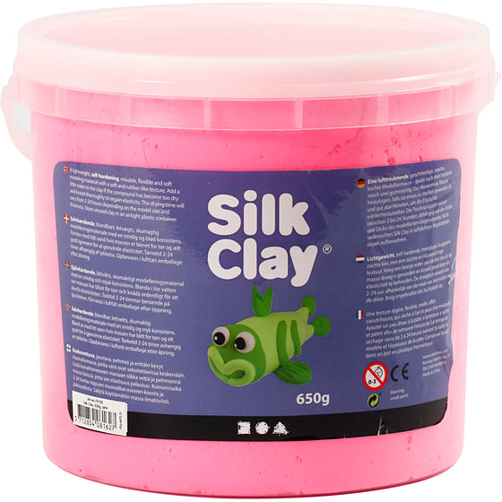 Silk Clay®, pink, 650 g/ 1 spand