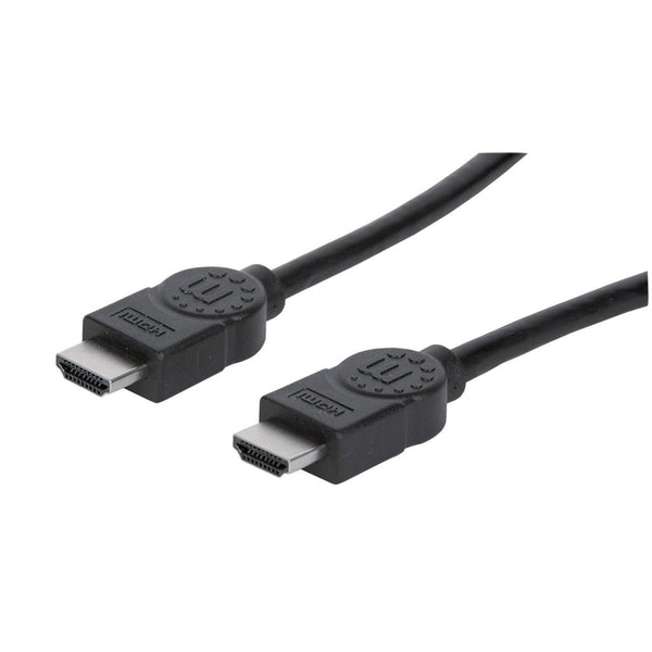 Manhattan HDMI han -> HDMI han 3 m Sort