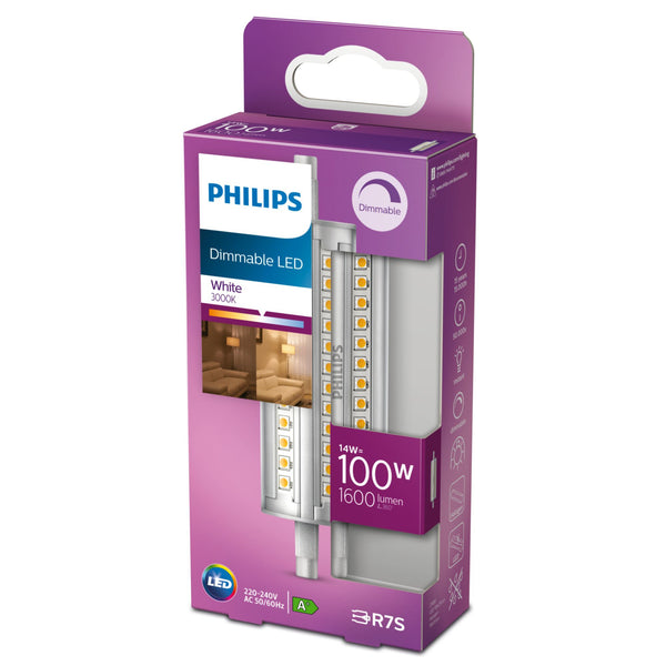 Philips LED-lyspære 14W E 1600lumen 3000K Hvidt lys