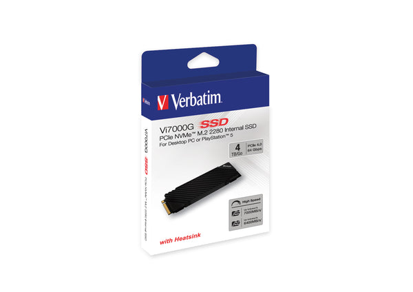 Verbatim SSD Vi7000G 4TB M.2 PCI Express 4.0 x4 (NVMe)