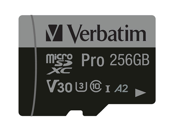 Verbatim PRO U3 microSDXC 256GB 100MB/s