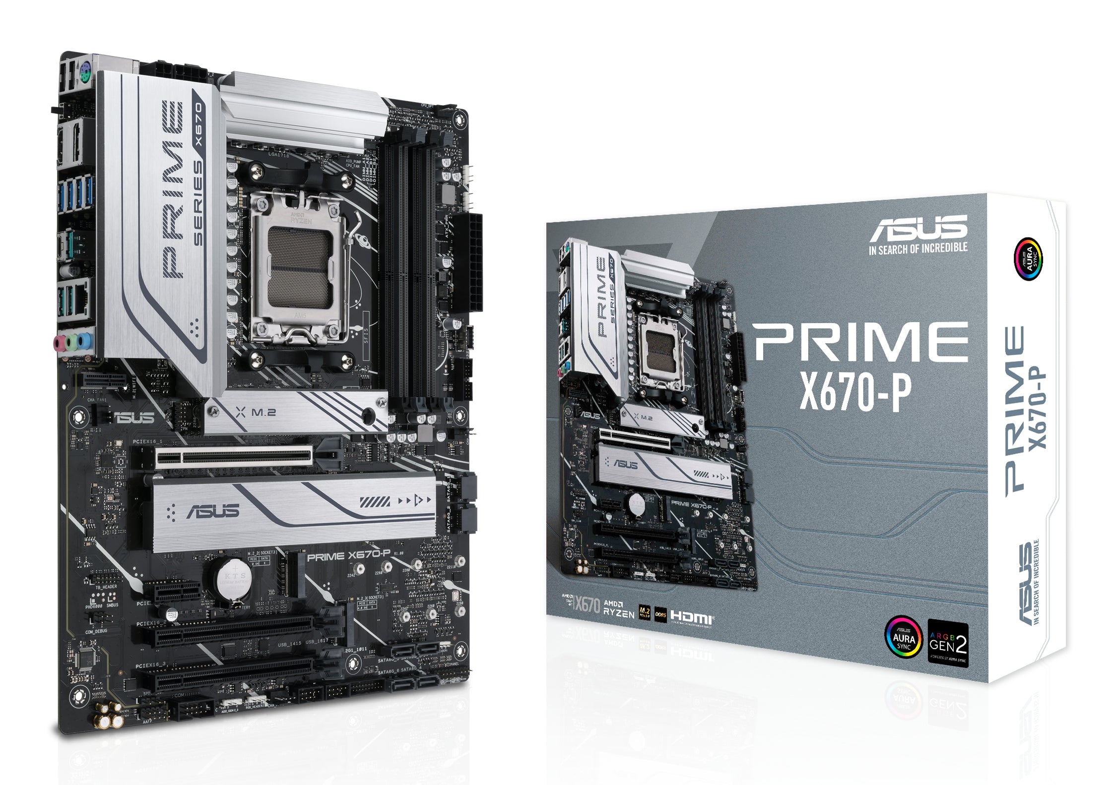 ASUS Prime X670-P ATX  AM5 AMD X670