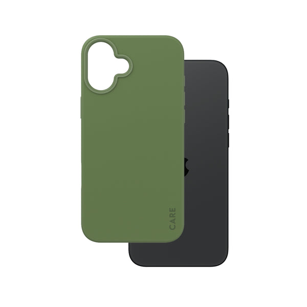 CARE by PanzerGlass Beskyttelsescover Grøn Apple iPhone 16 Plus