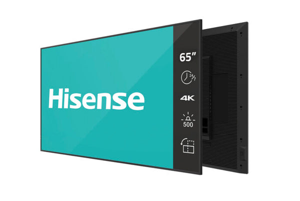 Hisense 65DM66D skilte display 165,1 cm (65) LED Wi-Fi 500 cd/m² 4K Ultra HD Sort Indbygget processer Android 11 24/7