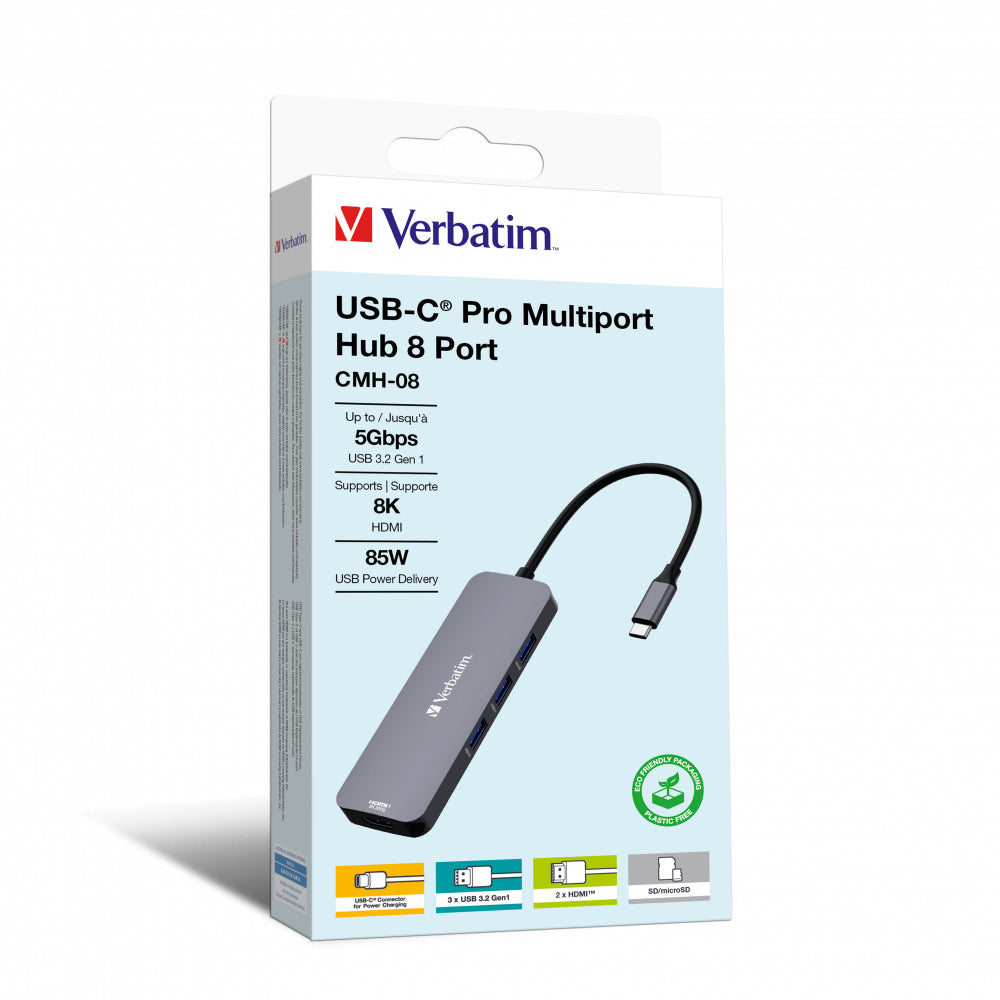 Verbatim CMH 08 Switch 8-porte USB