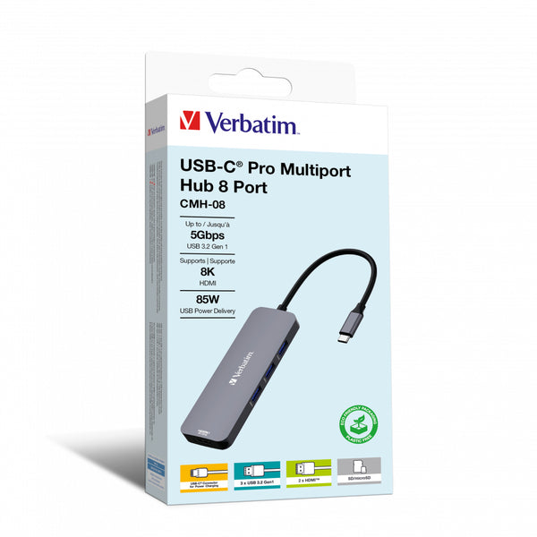 Verbatim CMH 08 Switch 8-porte USB