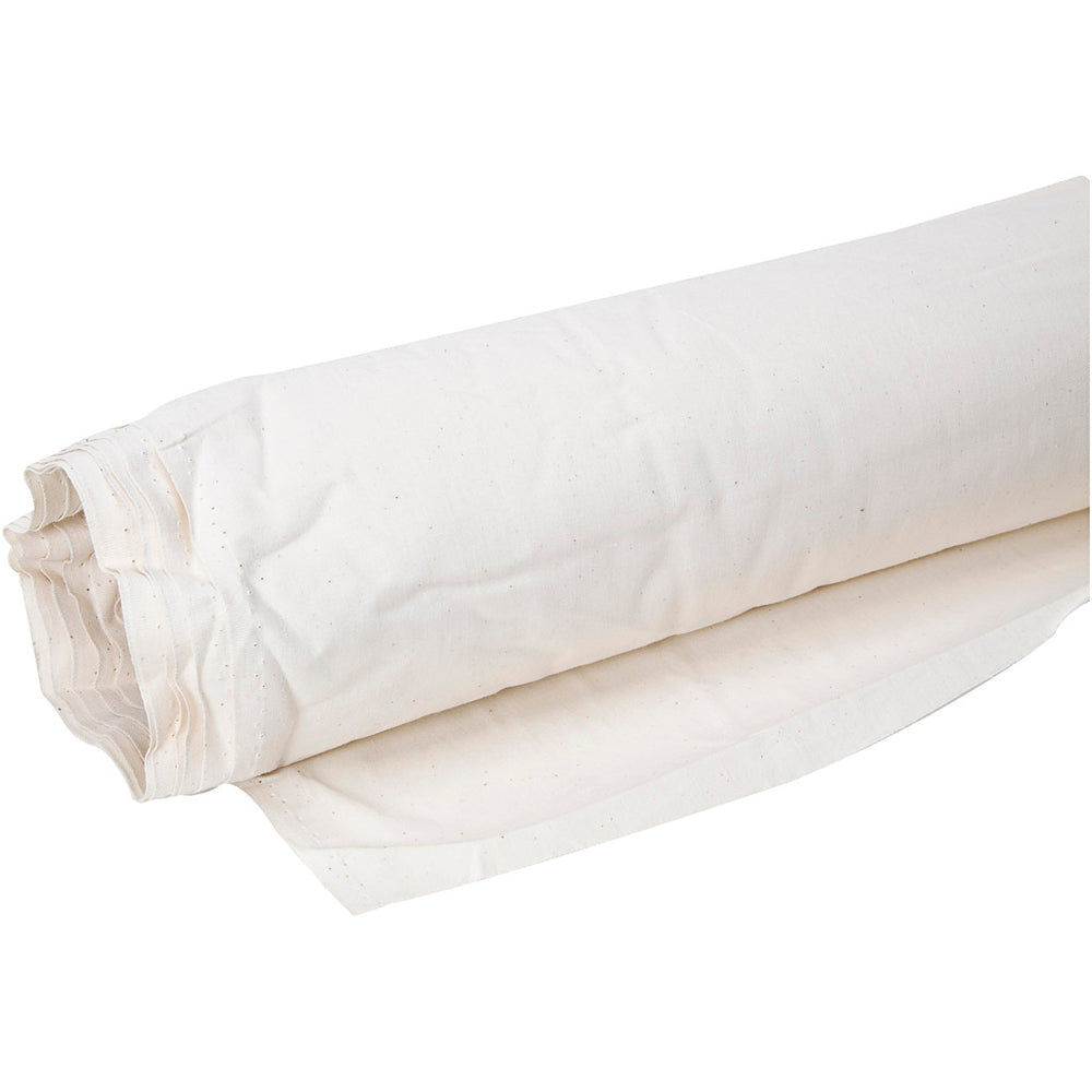Udvasket bomuldslærred 150 cm - naturfarve, 25 m