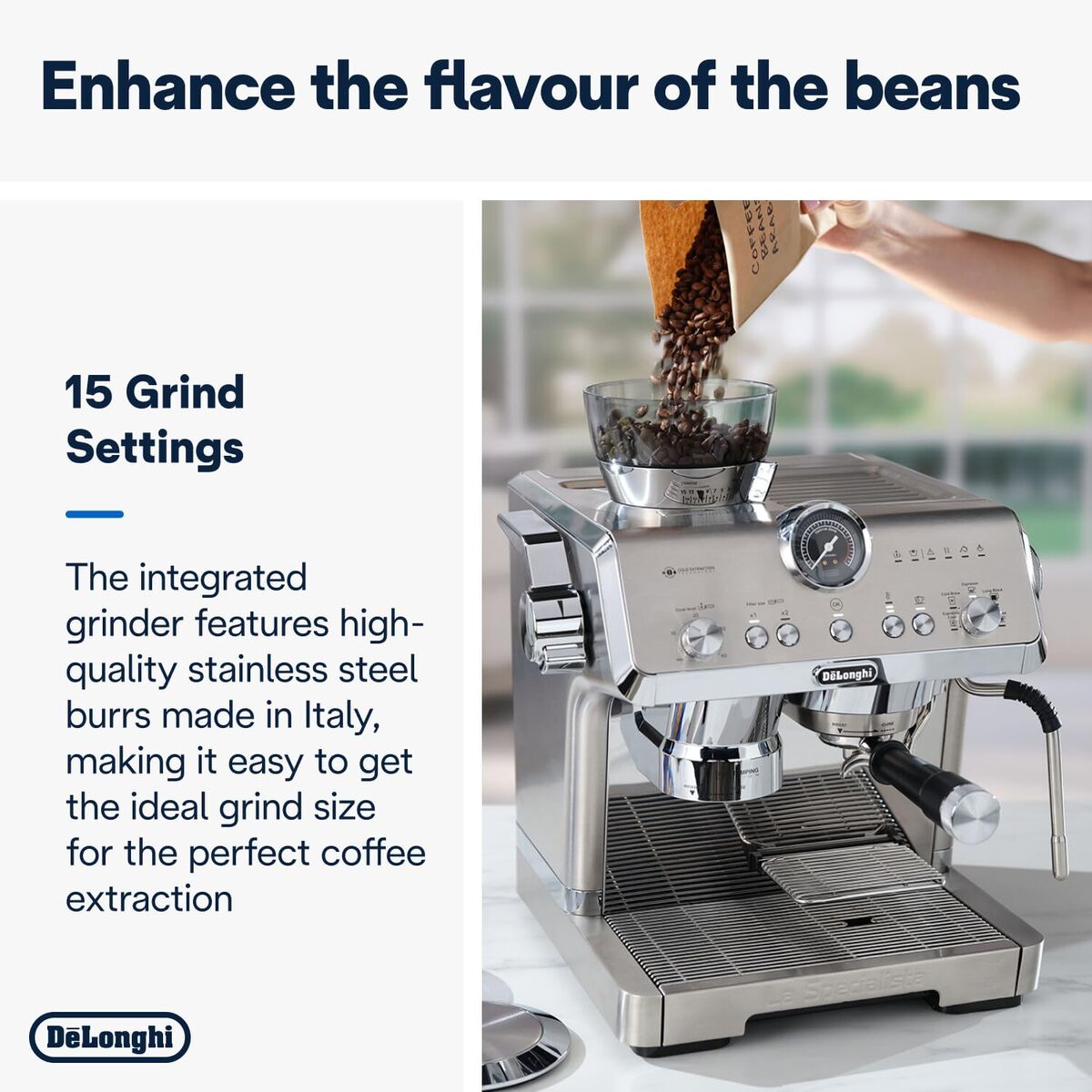 Elektrisk kaffemaskine DeLonghi LASPECIALISTAOPERAEC9555.M