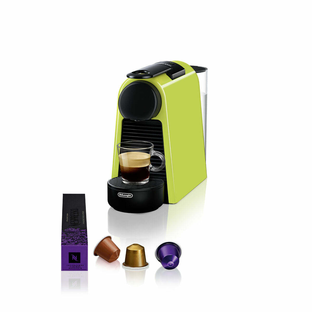 Kapselkaffemaskine DeLonghi ESSENZA MINI Lime 600 ml